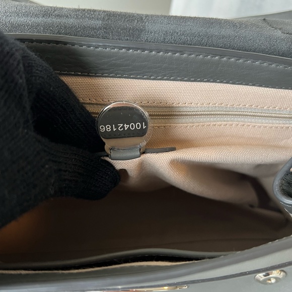 Mulberry Alexa bag in grey classic silky calf leather - Picture 11 of 16